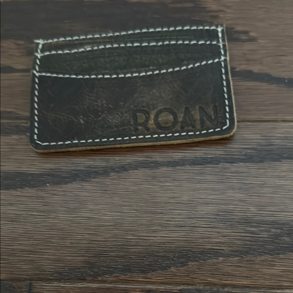 ROAN Black Key Card Holder Leather Wallet